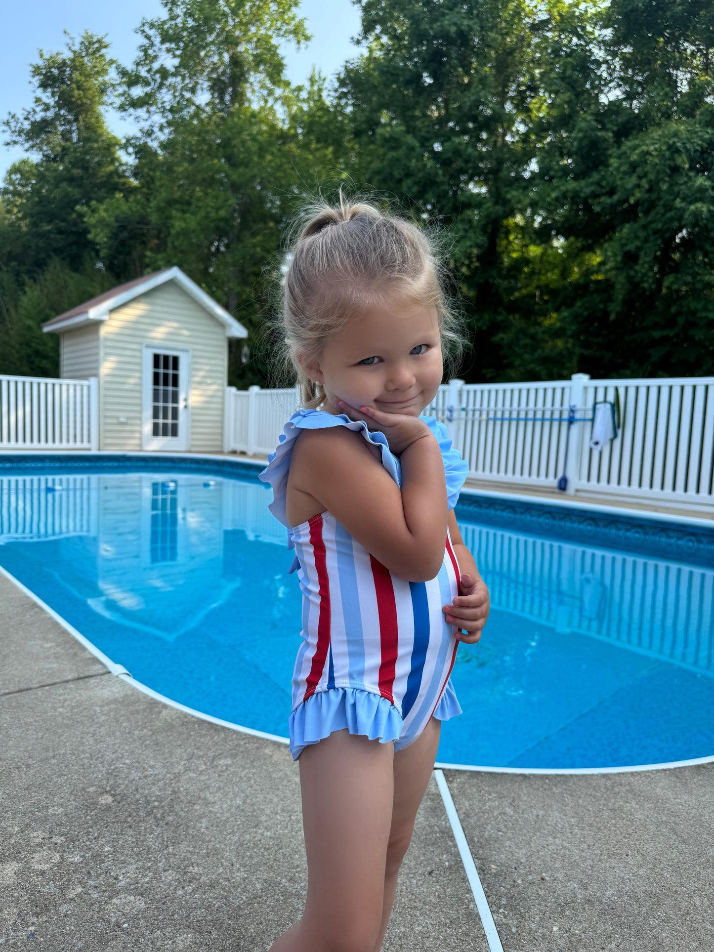 Freedom Ruffle Swimsuit