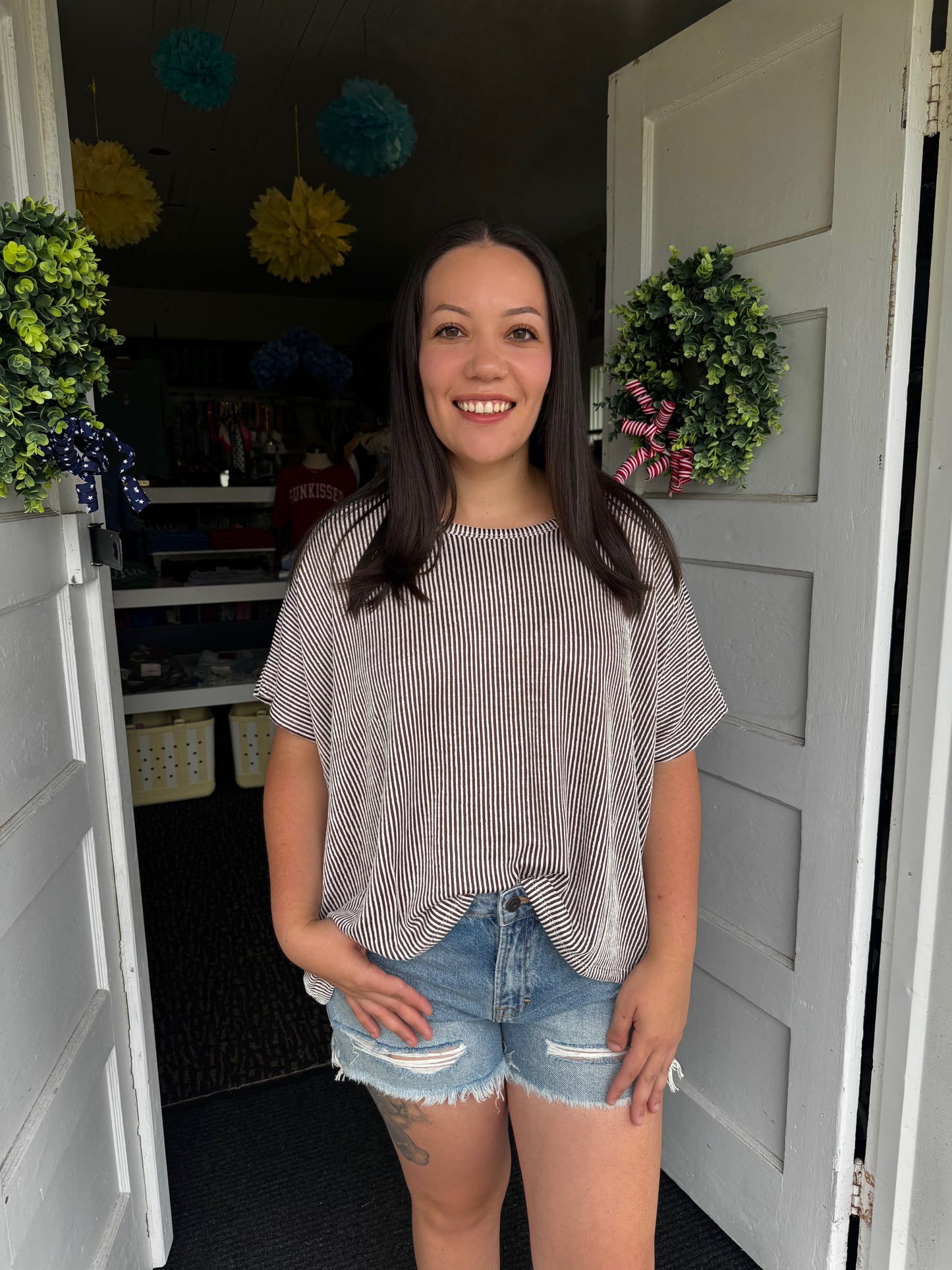 EVERYDAY TOP IN BROWN