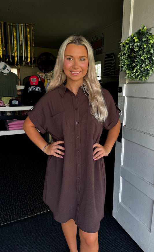 MOCHA MORNINGS DRESS