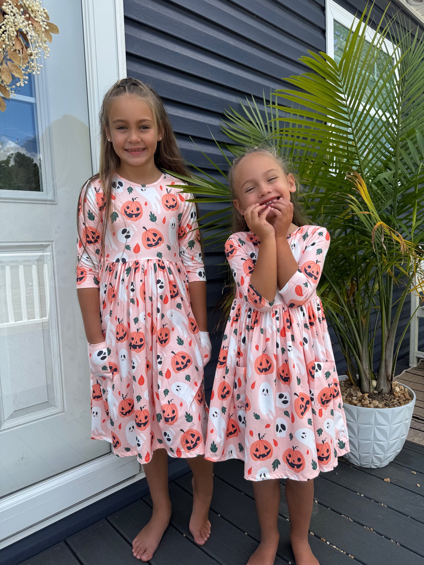 Pumpkin Peekaboo Dress