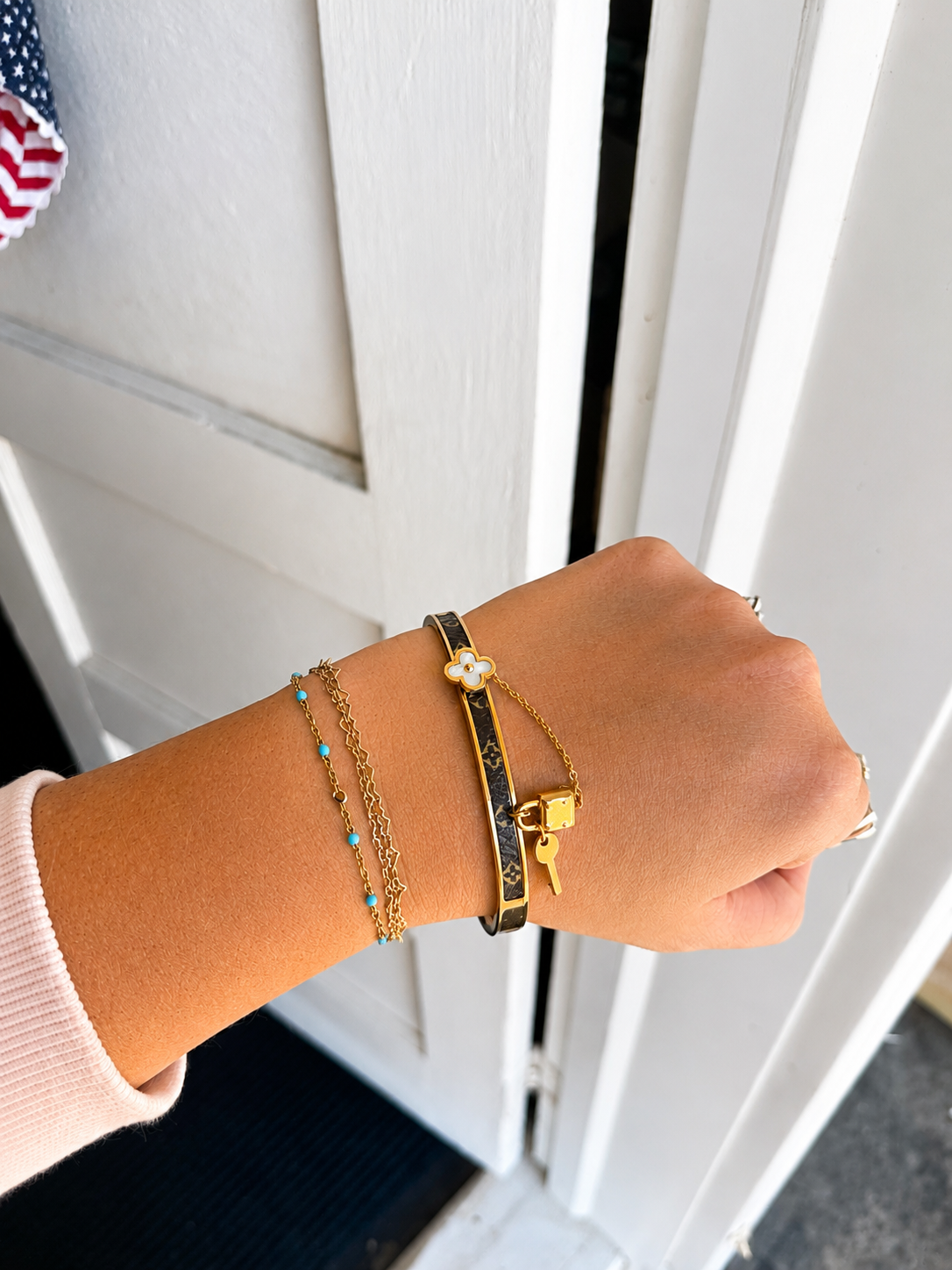 LV DESIGNER DUPE BANGLE