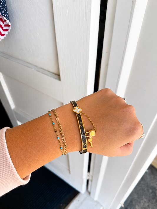 LV DESIGNER DUPE BANGLE