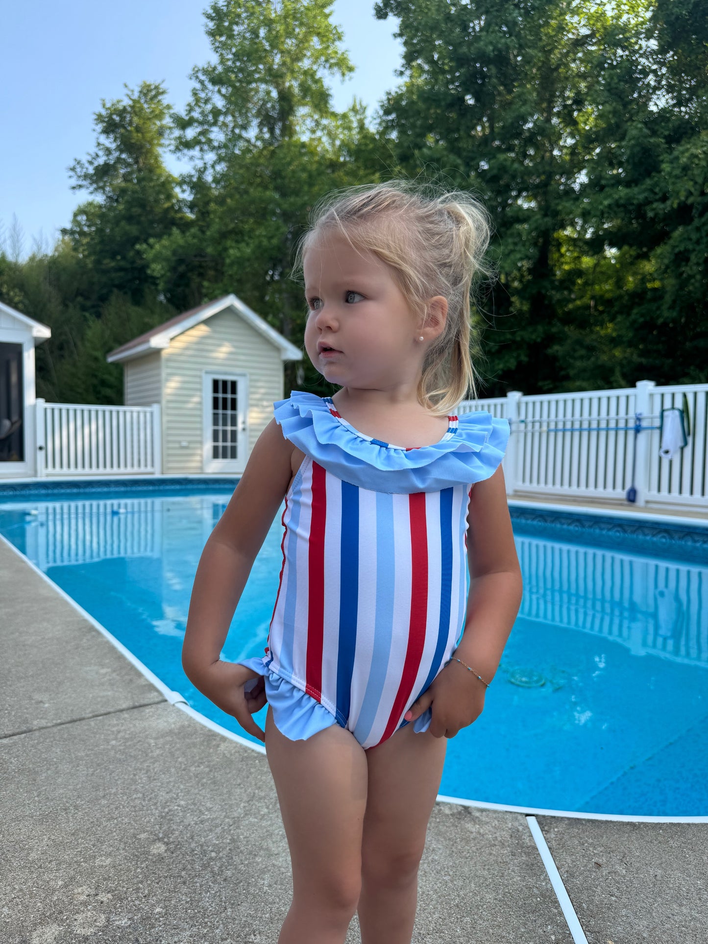 Freedom Ruffle Swimsuit
