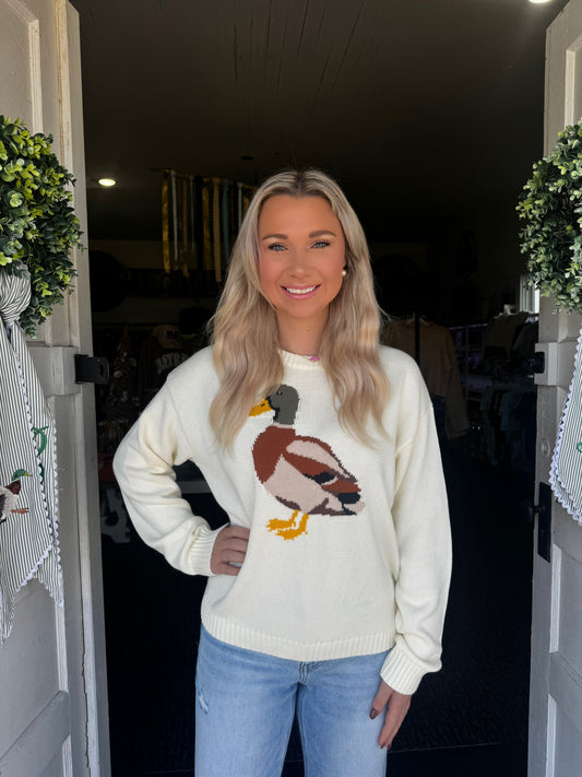 COZY QUACKER SWEATER