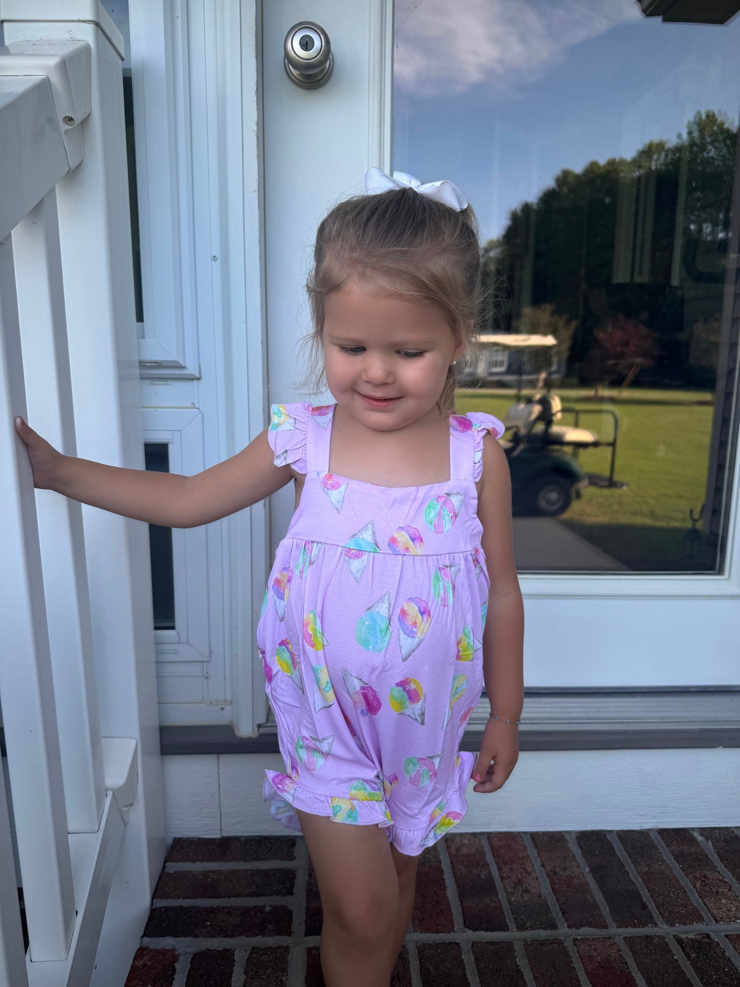 Pink Snowcones Bamboo Flutter Bubble