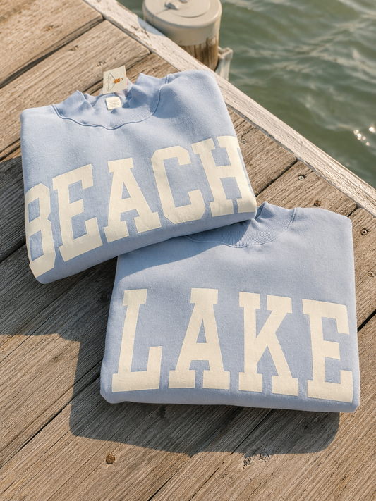BEACH/LAKE REVERSIBLE MOCKNECK