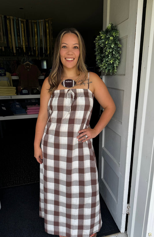 CHECK YA LATER DRESS