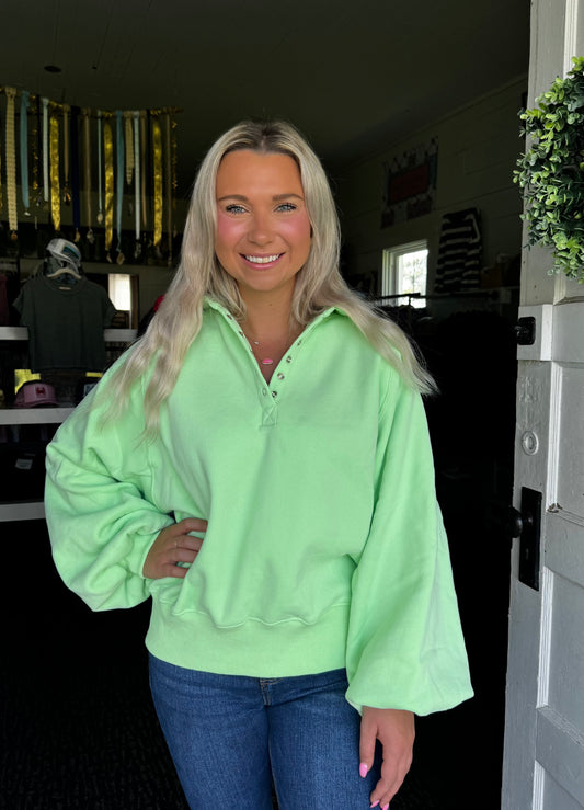 LIME LIGHT PULLOVER