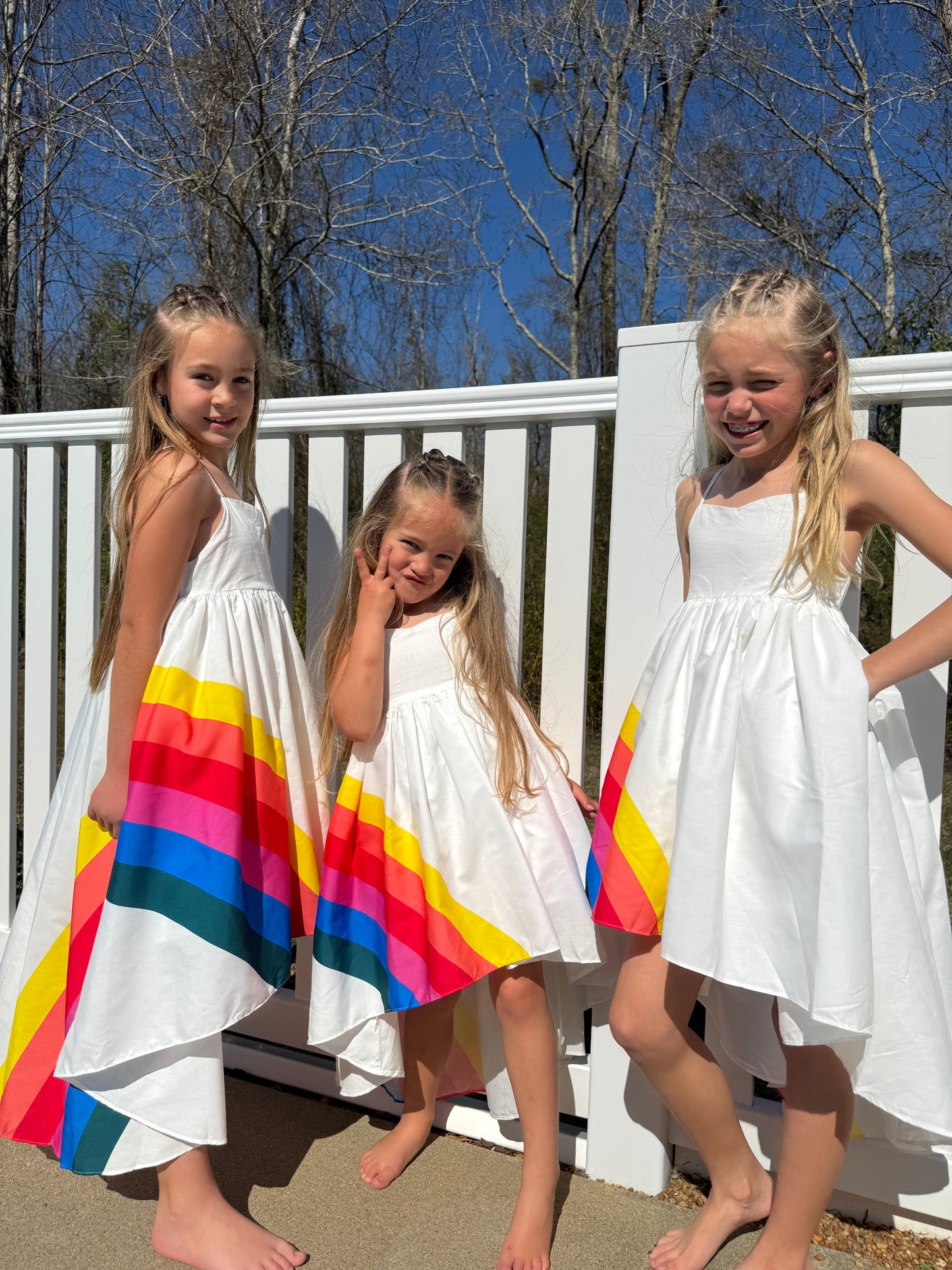 At the End of the Rainbow Hi-Lo Dress