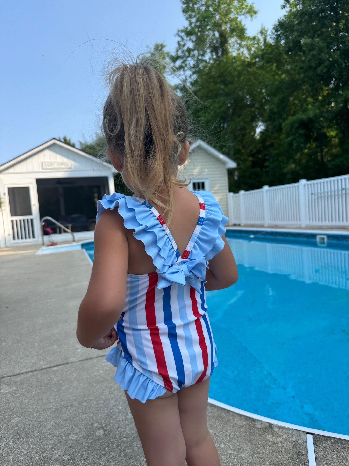 Freedom Ruffle Swimsuit