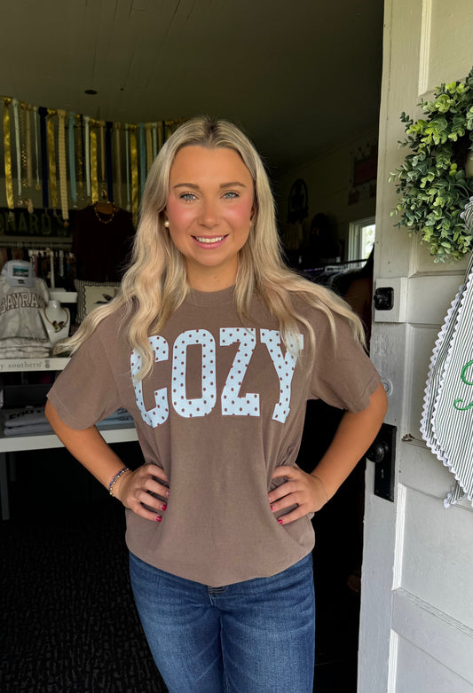 COZY POLKA DOT TEE
