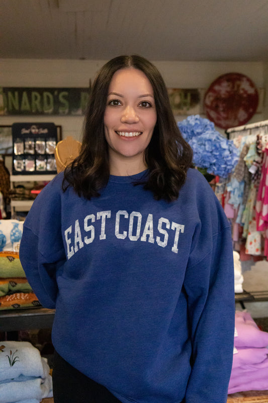 EAST COAST CREWNECK IN BLUE