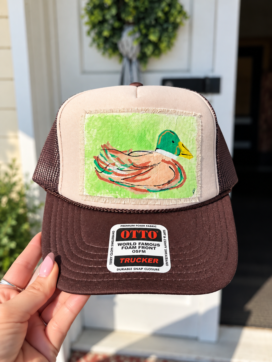 BROWN/TAN MALLARD TRUCKER HAT