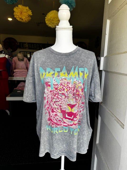 DREAMER WORLD TOUR FULL LENGTH TEE - SIZE SMALL