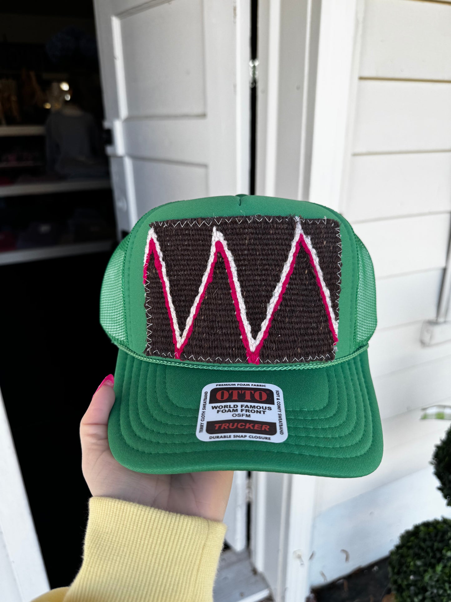 ORIJINAL BROWN/PINK/GREEN TRUCKER HAT