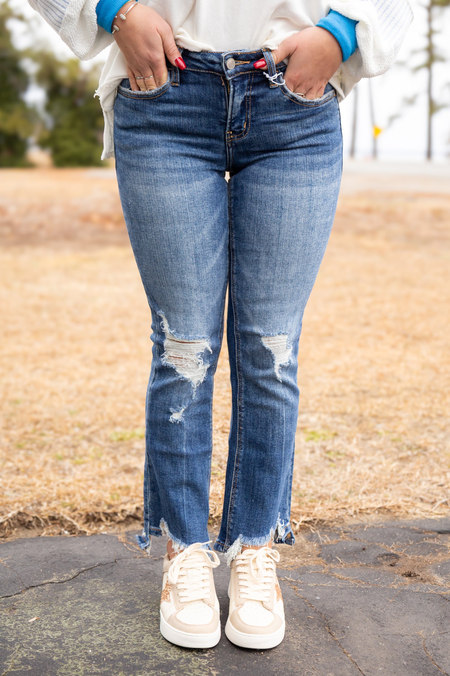 AUDREY VERVET DENIM