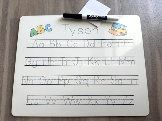 Kids Personalized Dry-Erase Board - A thru Z