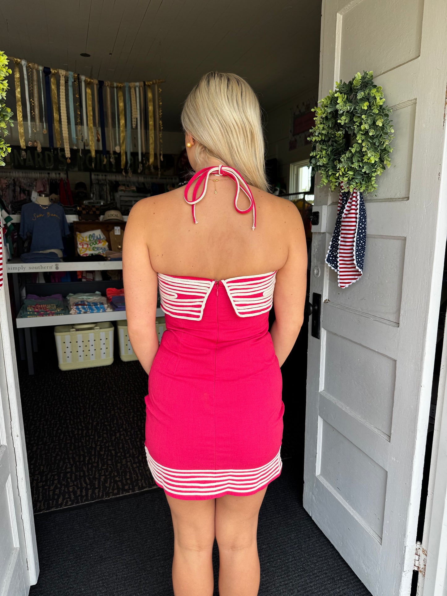 CHERRY COVE MINI DRESS