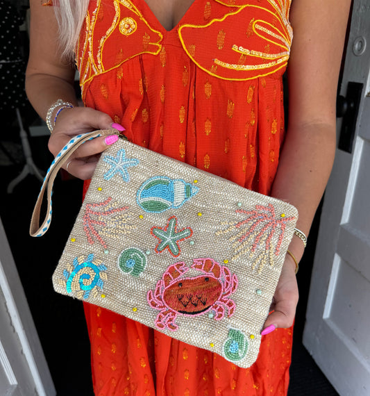 COASTAL CATCH EMBELLISHED WRISTLET