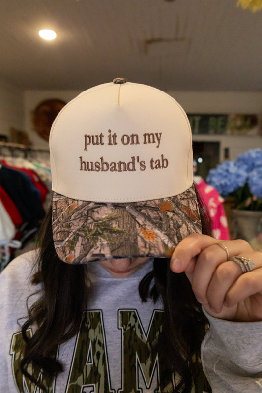 PUT IT ON MY HUSBAND'S TAB