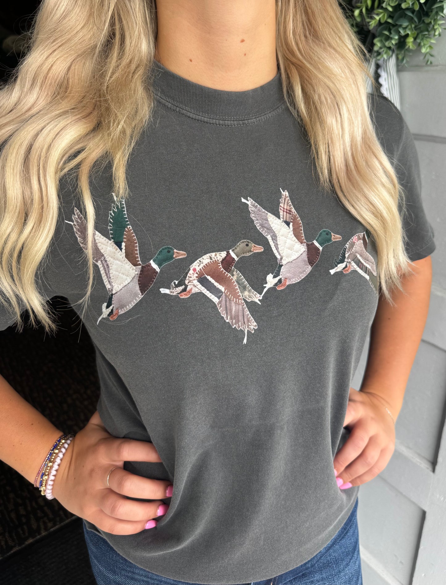 PATCHWORK DUCKS TEE