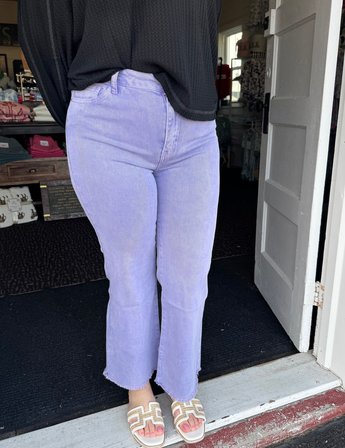 HAPPY JEANS IN VIOLET
