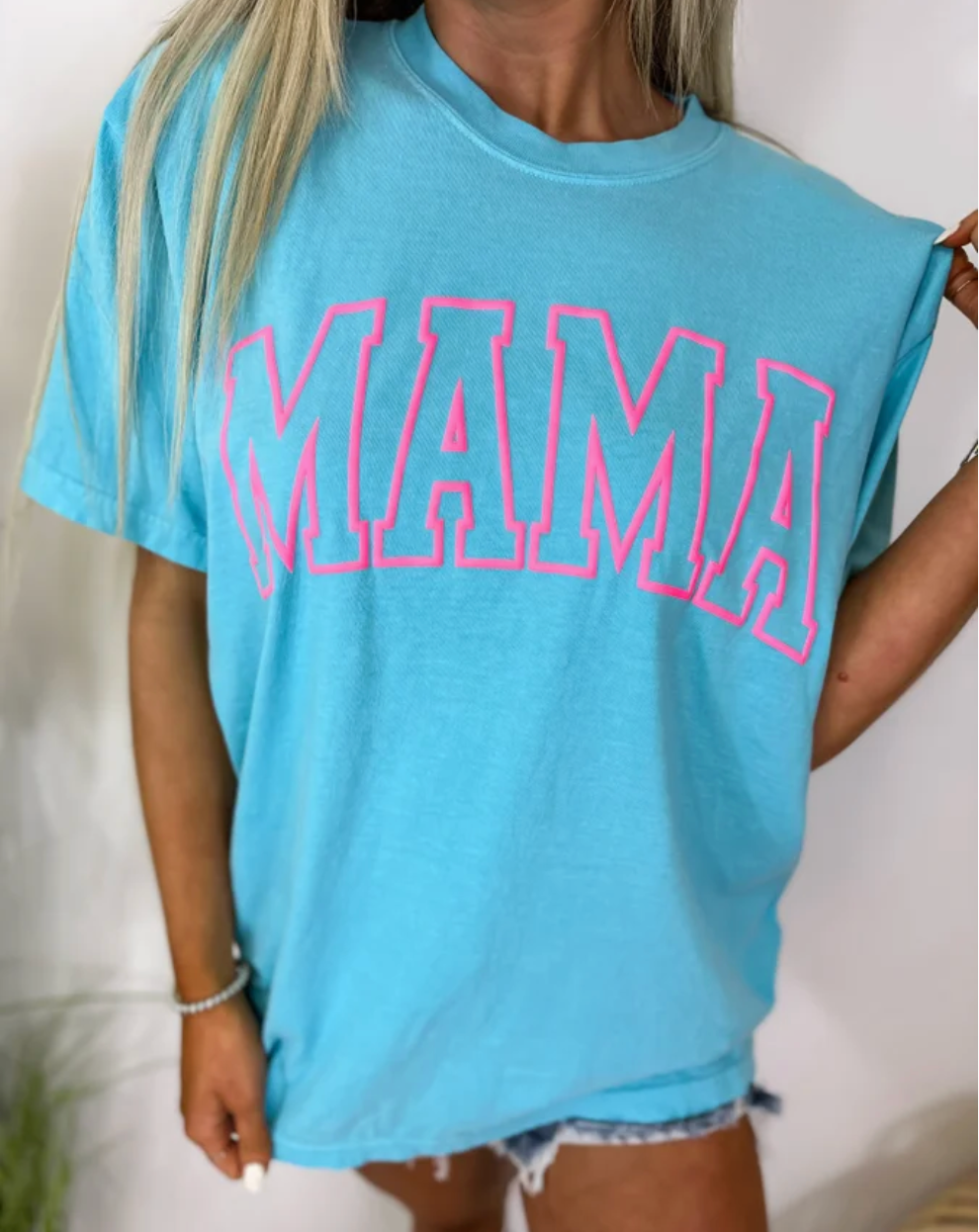 Mama Lagoon Blue Graphic Tee