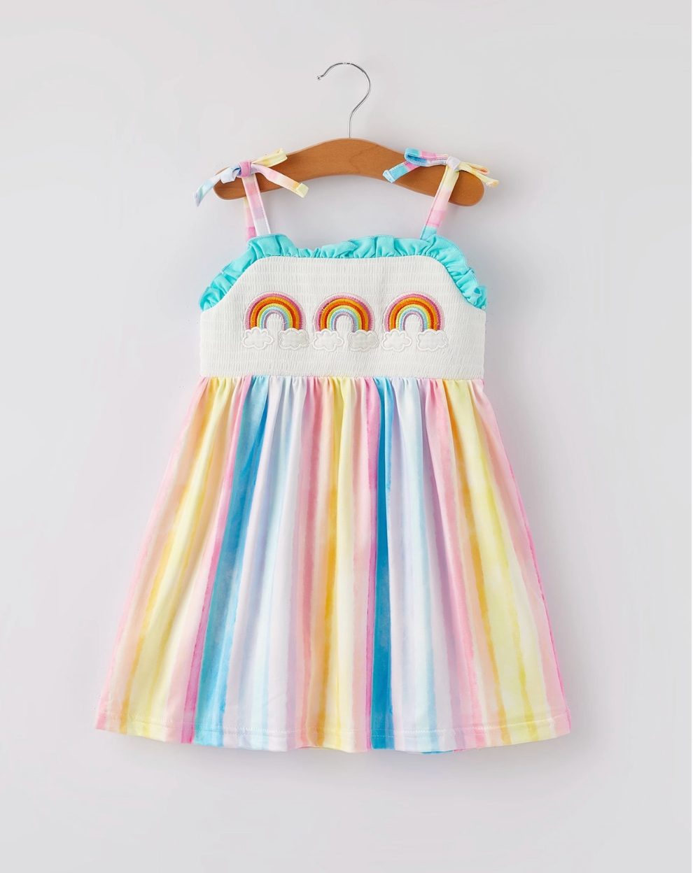 Over the Rainbow Smocking Dress