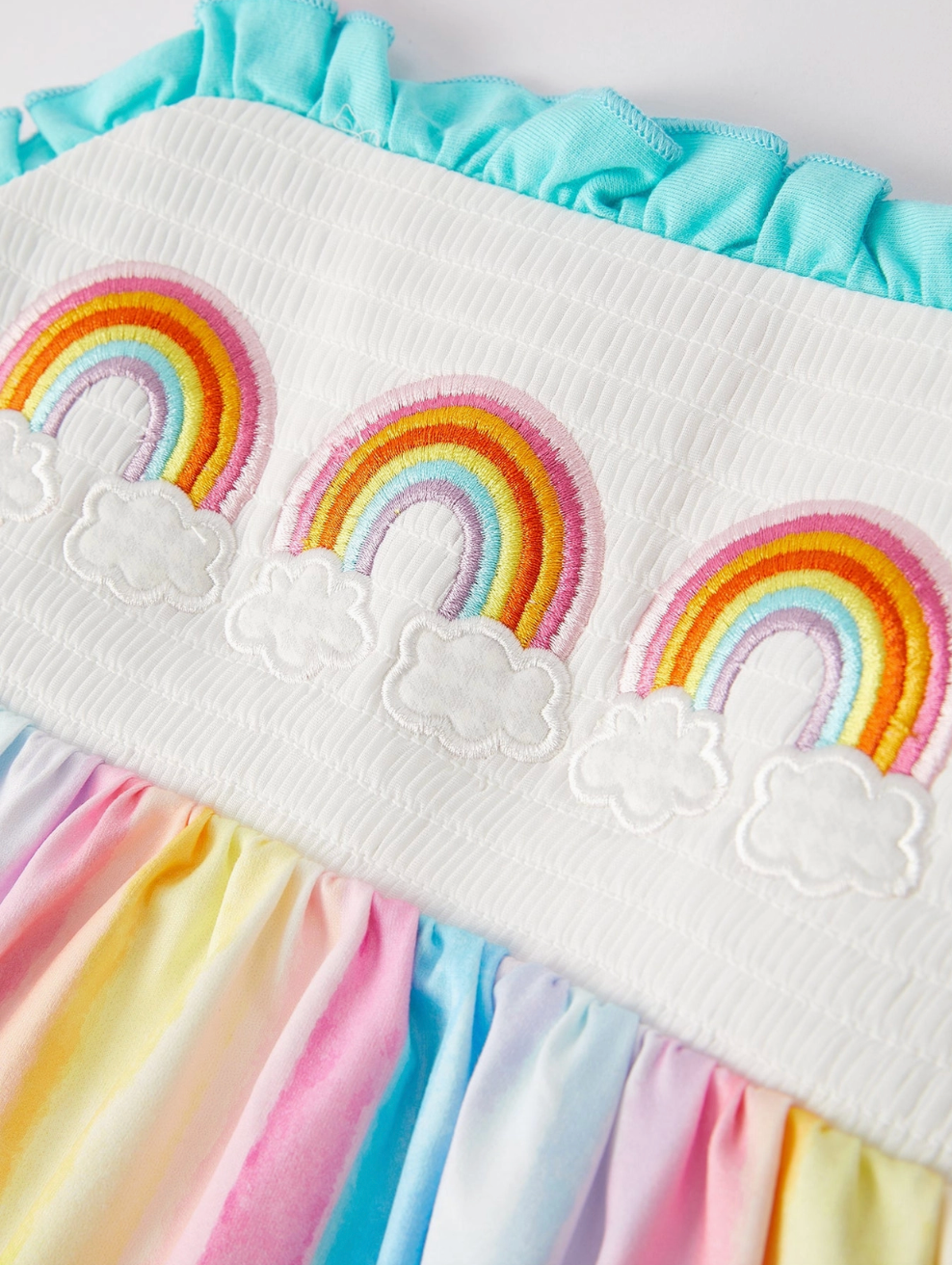 Over the Rainbow Smocking Dress