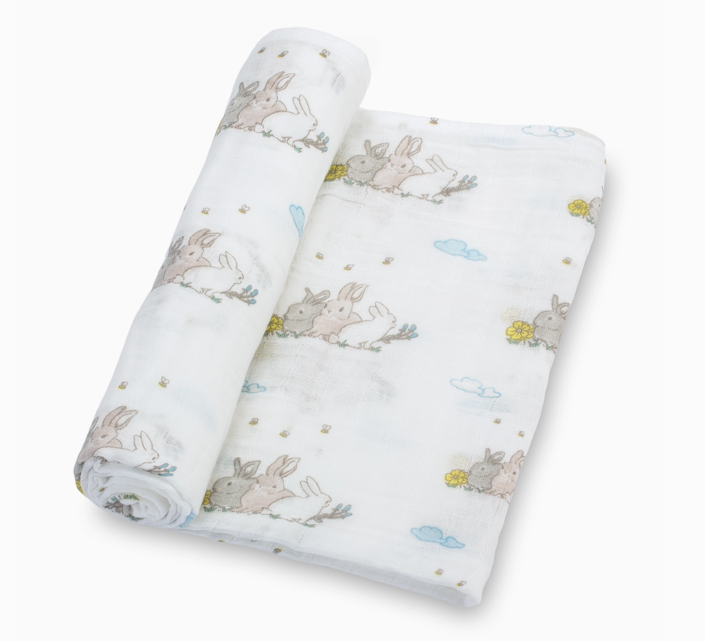 Somebunny Loves You Baby Easter Swaddle Blanket