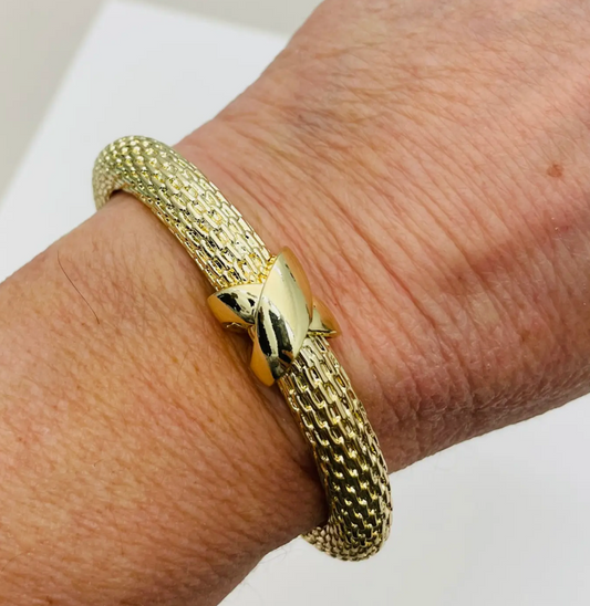 WOVEN HINGED BRACELET