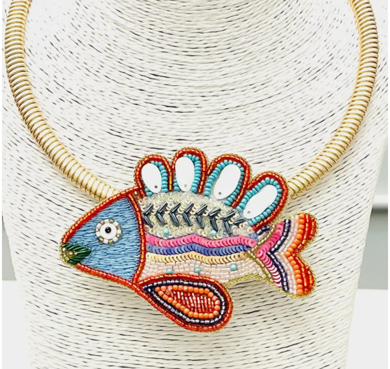 RAINBOW FISH NECKLACE