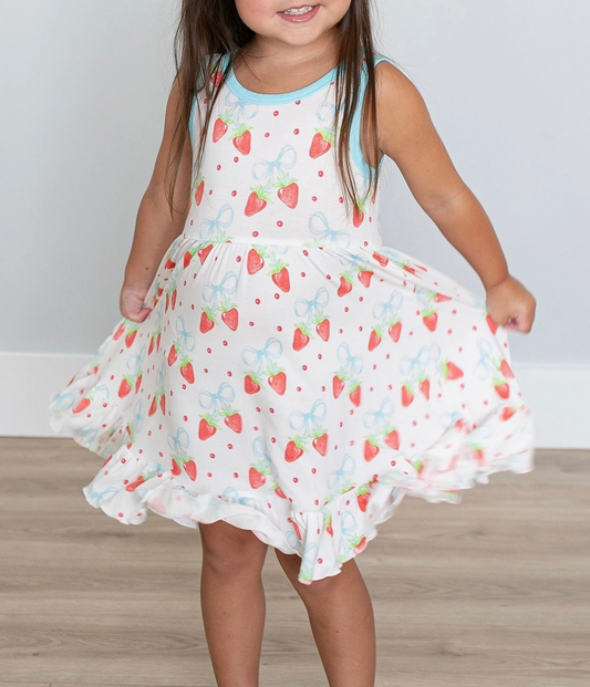 STRAWBERRY TWIRL DRESS