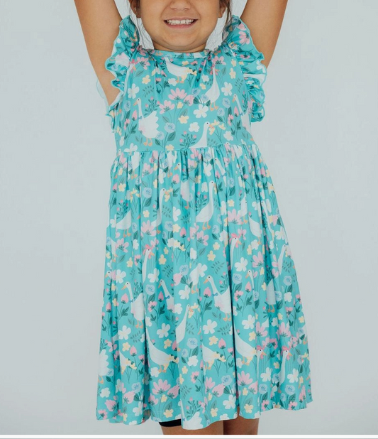 ONE LITTLE GOOSE DRESS