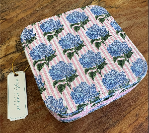 SIMPLY SOUTHERN TRAVEL JEWELRY CASE -HYDRANGEA