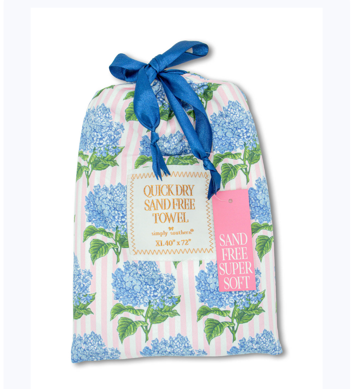 SIMPLY SOUTHERN QUICK DRY TOWEL - HYDRANGEA