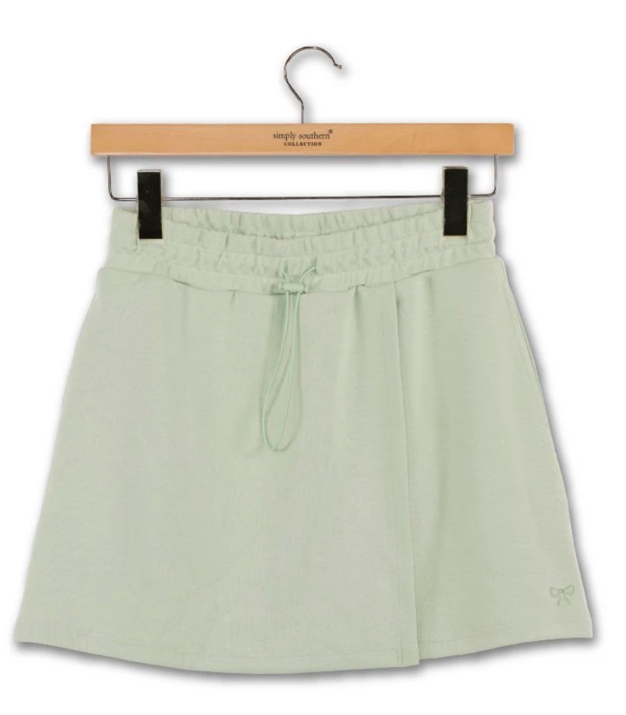 SIMPLY SOUTHERN SKORT IN SAGE