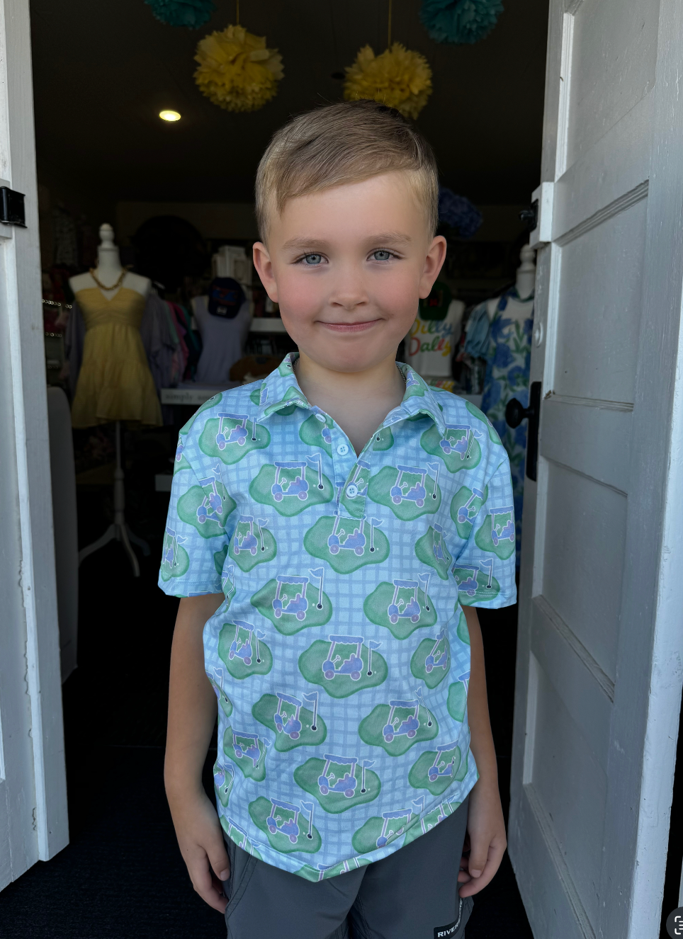 YOUTH GOLF CART POLO