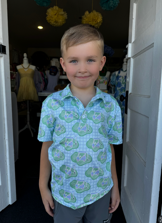 YOUTH GOLF CART POLO