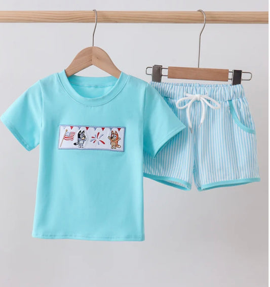 BLUEY PATRIOTIC SET