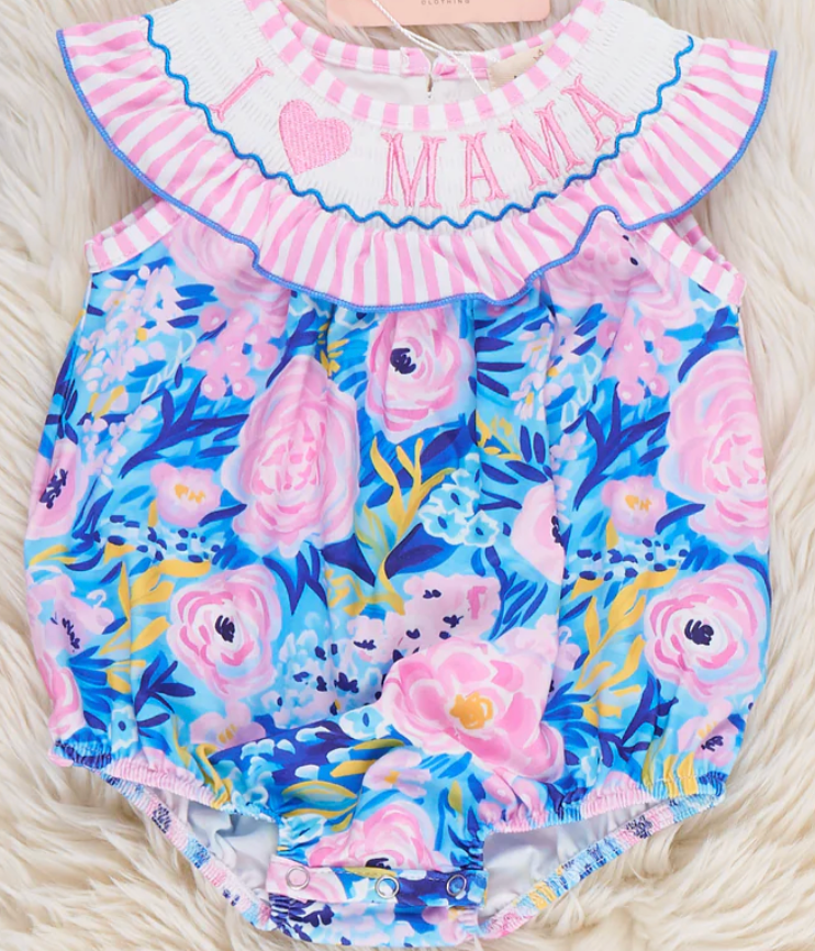 I <3 MAMA FLORAL BUBBLE