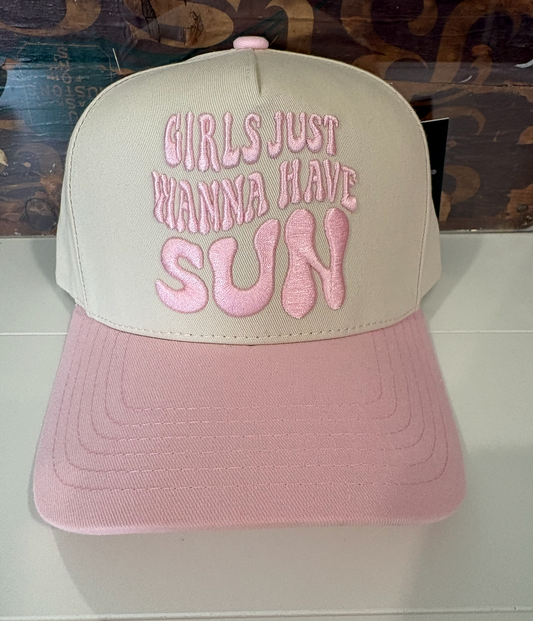 GIRLS JUST WANNA HAVE SUN - PINK