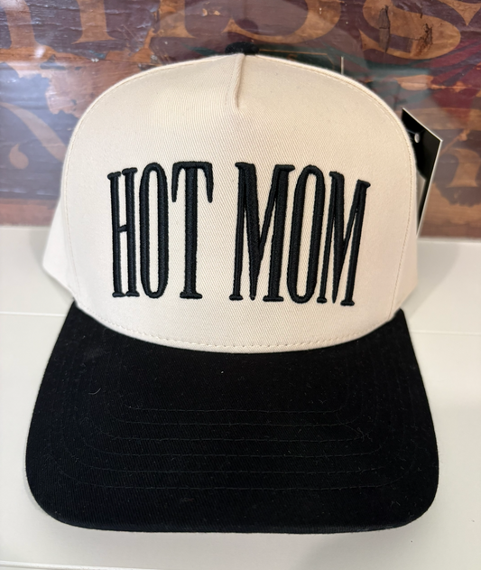 HOT MOM HAT - BLACK