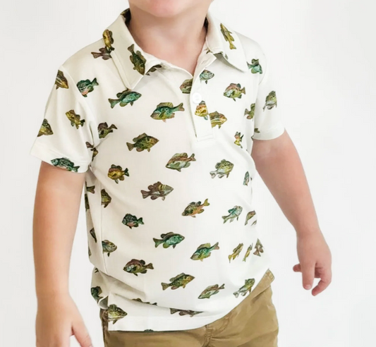 LAKE FISH POLO SHIRT