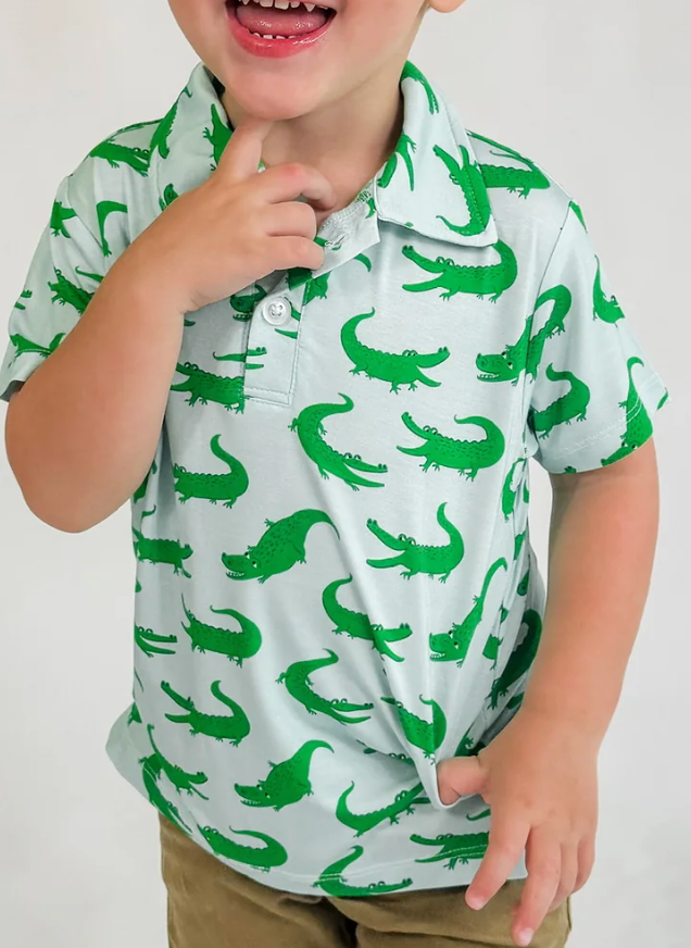 BLUE ALLIGATORS POLO SHIRT