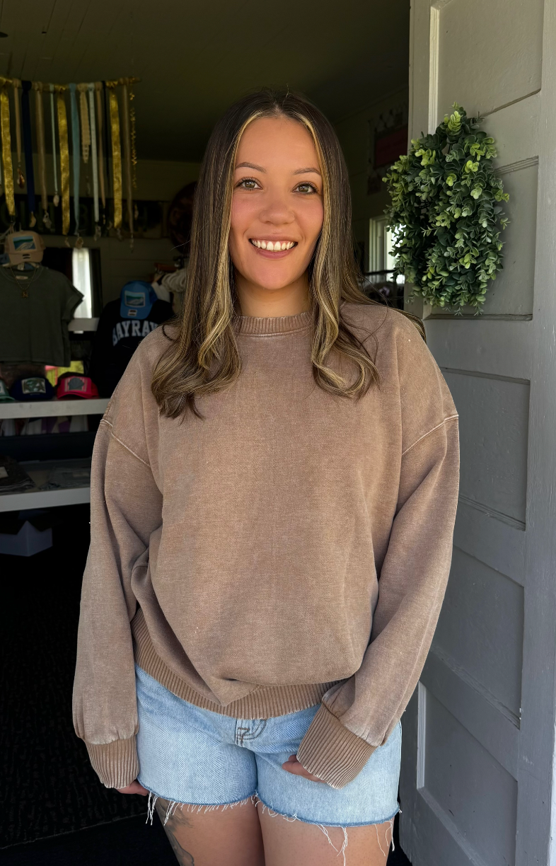 EVERYDAY CREWNECK IN MOCHA
