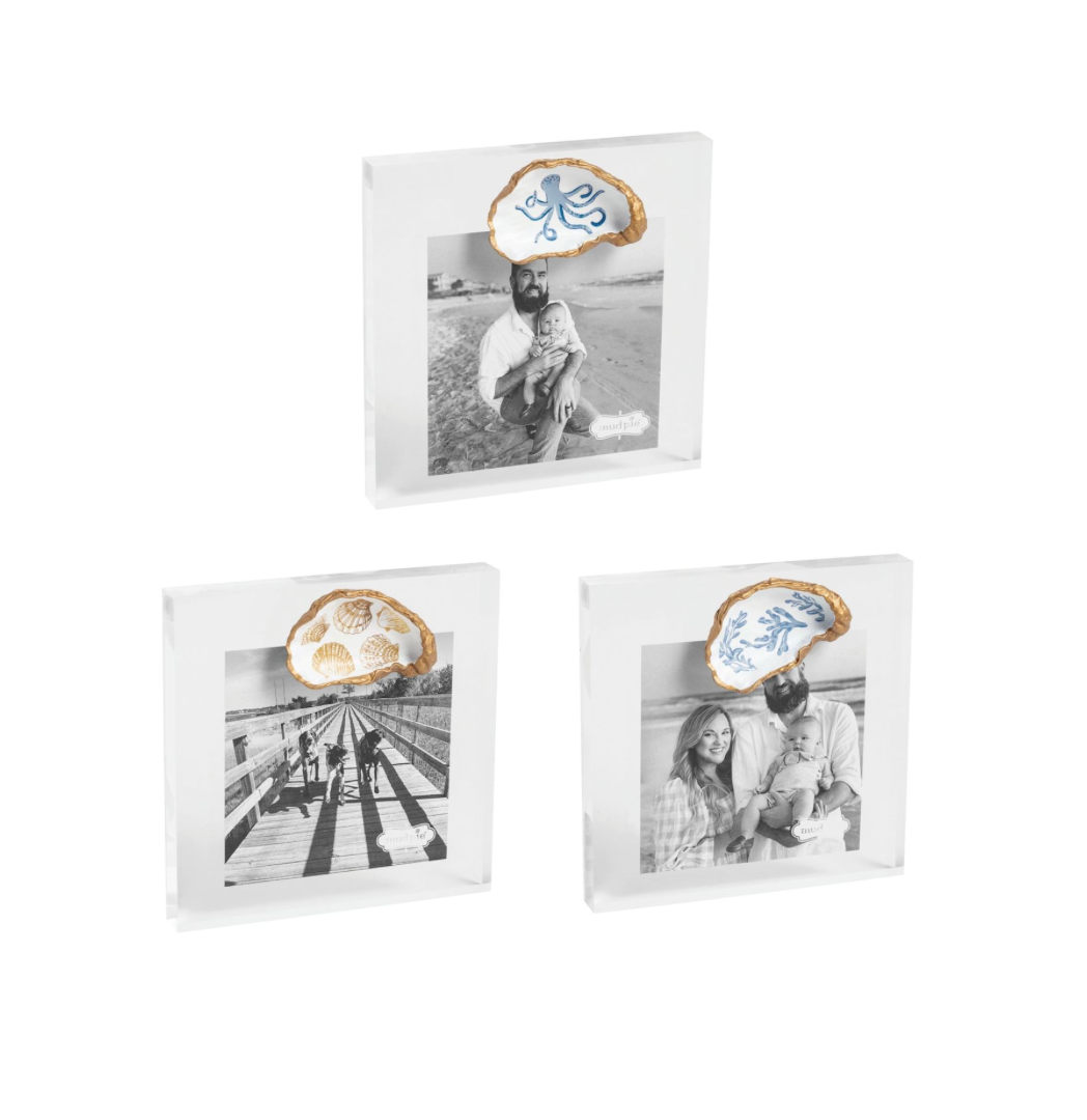 ACRYLIC OYSTER SHELL MINI FRAME