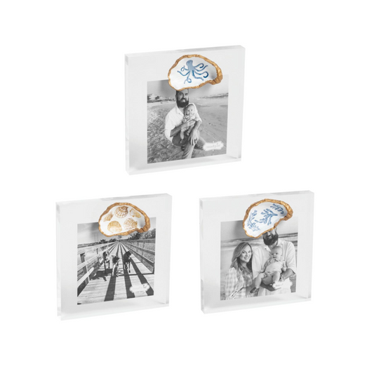 ACRYLIC OYSTER SHELL MINI FRAME