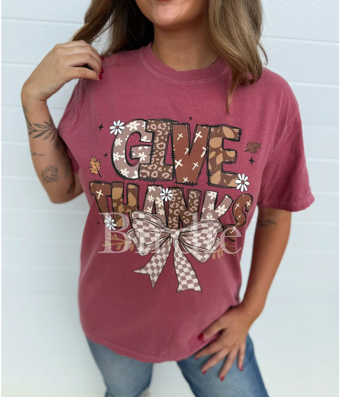 GIVE THANKS TEE
