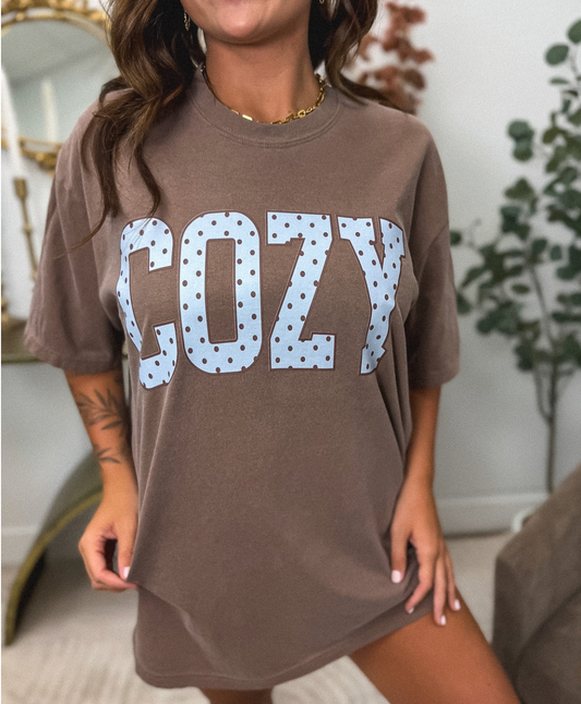 COZY POLKA DOT TEE